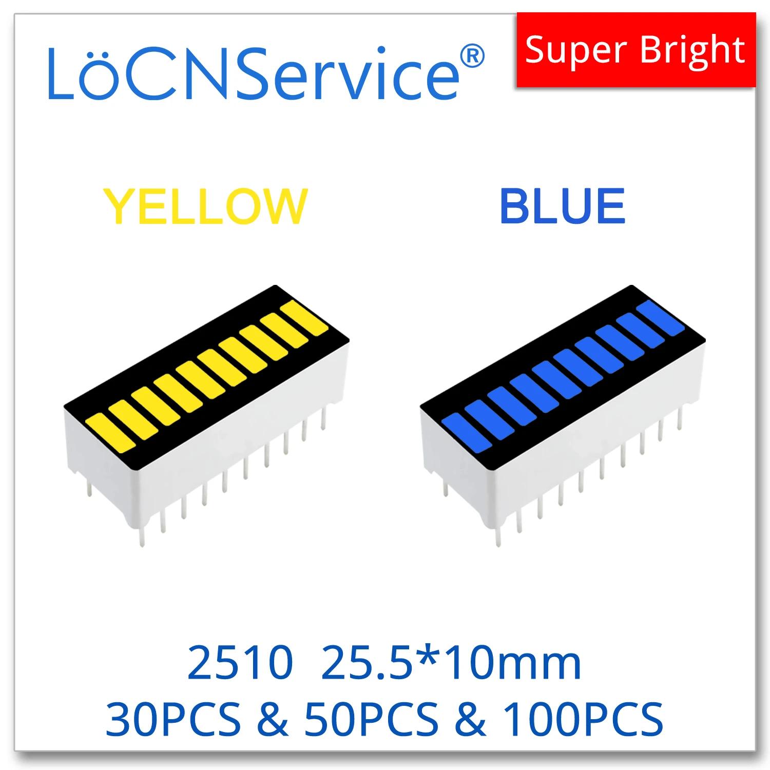 LoCNService LED  ׷ Ʈ, 10 ׸Ʈ 2510  ο  ׷, ܻ  Ʃ ÷,  30 -100 